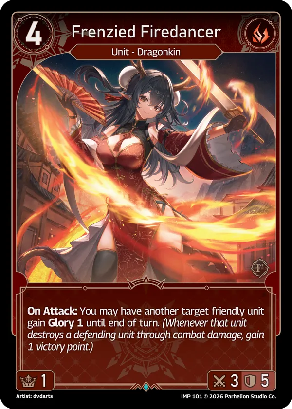 Frenzied Firedancer — Imperion 1st Ed — Echoes of Astra