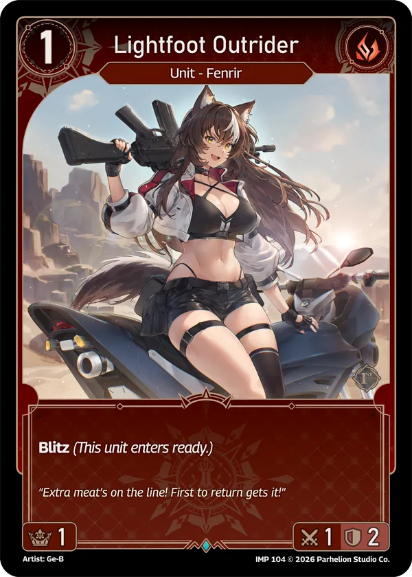 Lightfoot Outrider — Imperion 1st Ed — Echoes of Astra