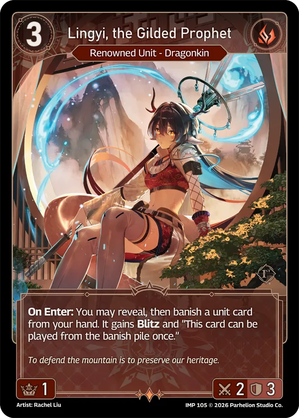 Lingyi, the Gilded Prophet — Imperion 1st Ed — Echoes of Astra