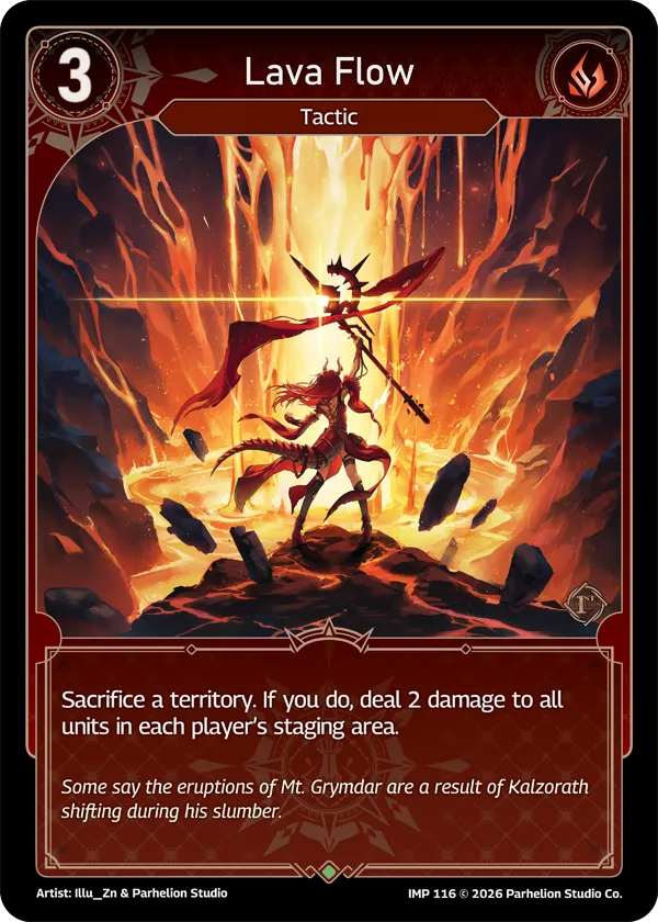 Lava Flow — Imperion 1st Ed — Echoes of Astra