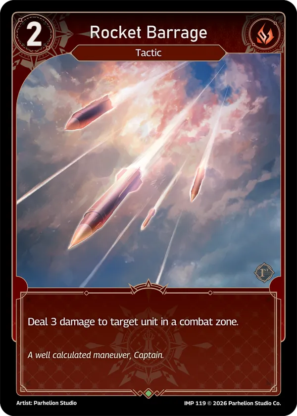 Rocket Barrage — Imperion 1st Ed — Echoes of Astra