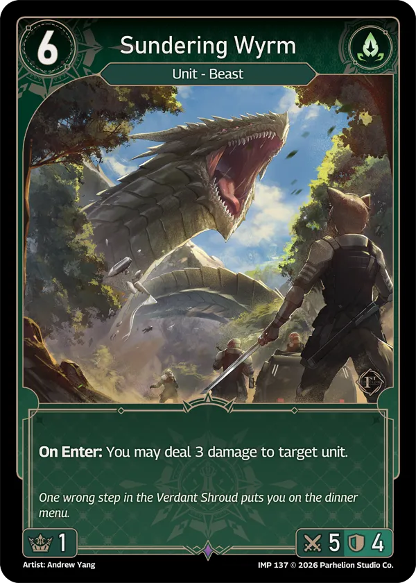 Sundering Wyrm — Imperion 1st Ed — Echoes of Astra