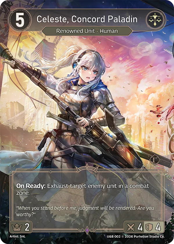 Celeste, Concord Paladin — Imperion 1st Ed — Echoes of Astra