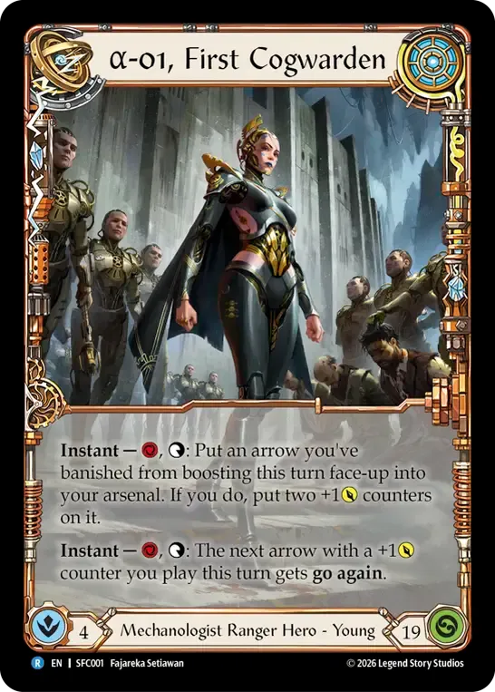α-01, First Cogwarden — Silver Age - alpha-01, First Cogwarden — Flesh and Blood