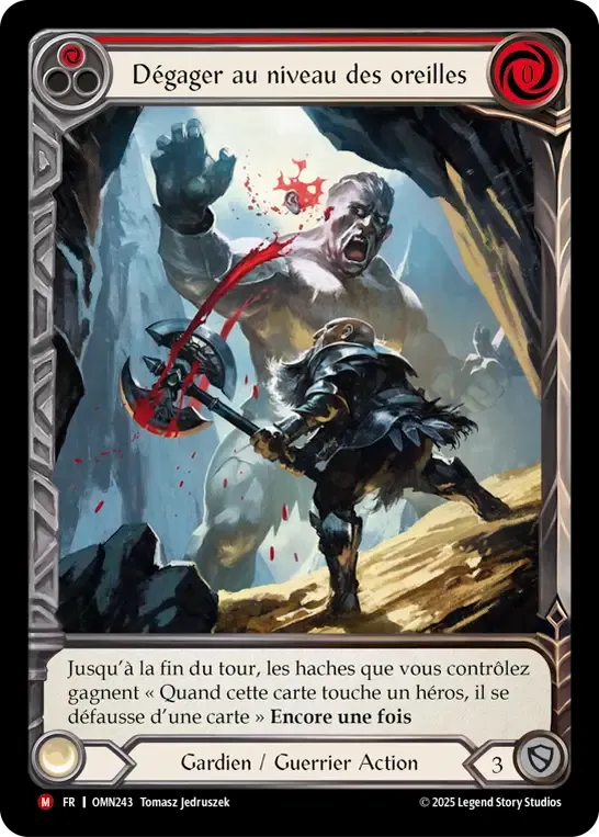 Dégager au niveau des oreilles — Omens of the Third Age — Flesh and Blood