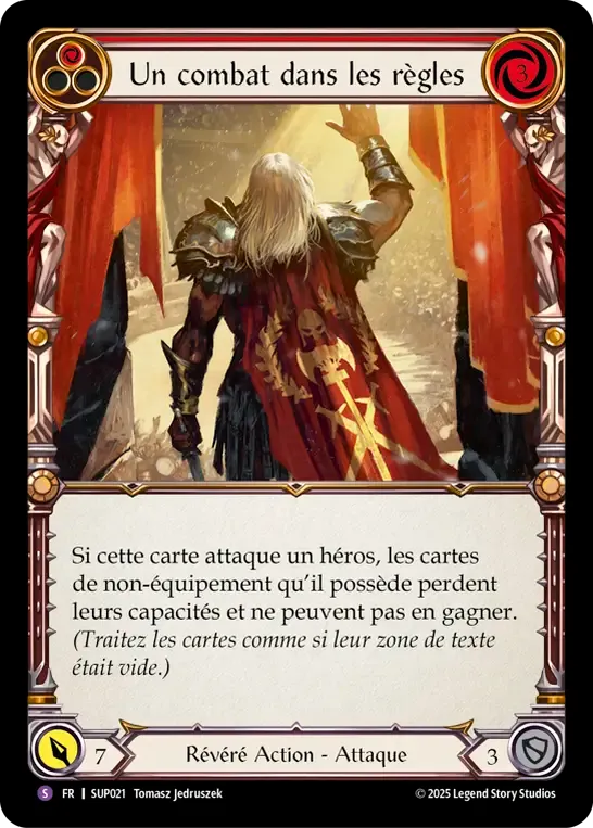 Un combat dans les règles — Super Slam — Flesh and Blood
