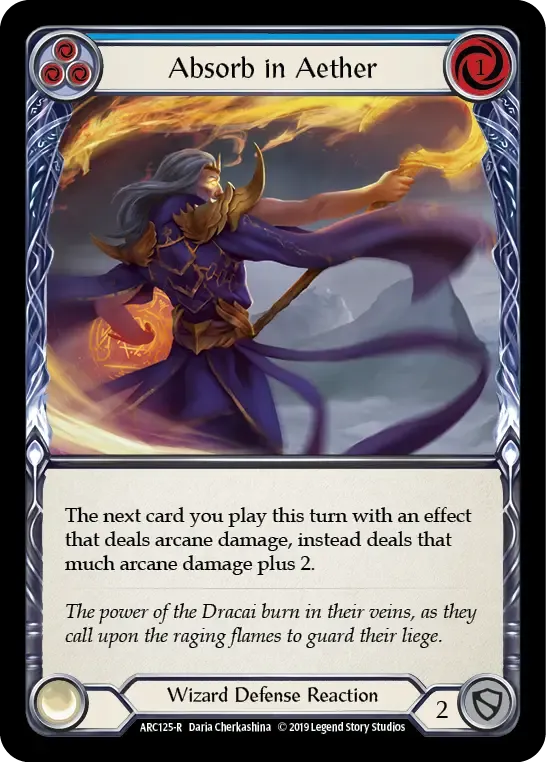Absorb in Aether (Blue) — Arcane Rising — Flesh and Blood