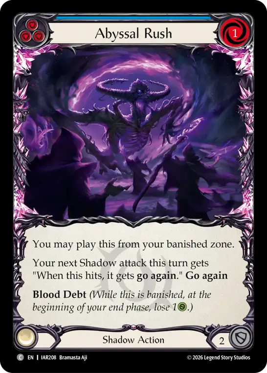 Poussée abyssale — Usurp the Shadow Throne — Flesh and Blood