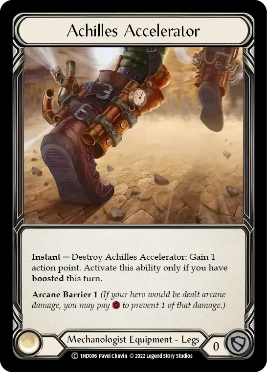 Achilles Accelerator — Dash - Blitz Deck — Flesh and Blood