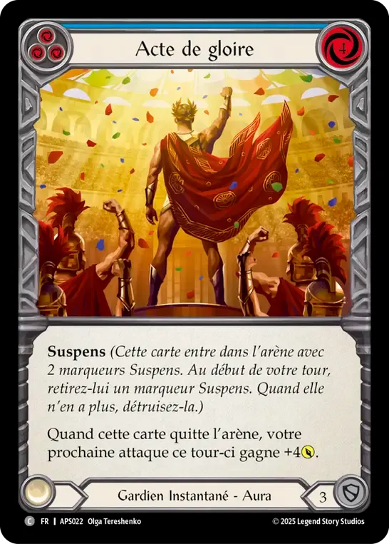 Acte de gloire — Armory Deck - Pleiades, Superstar — Flesh and Blood