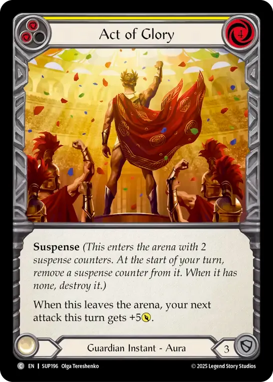 Act of Glory (Yellow) — Super Slam — Flesh and Blood