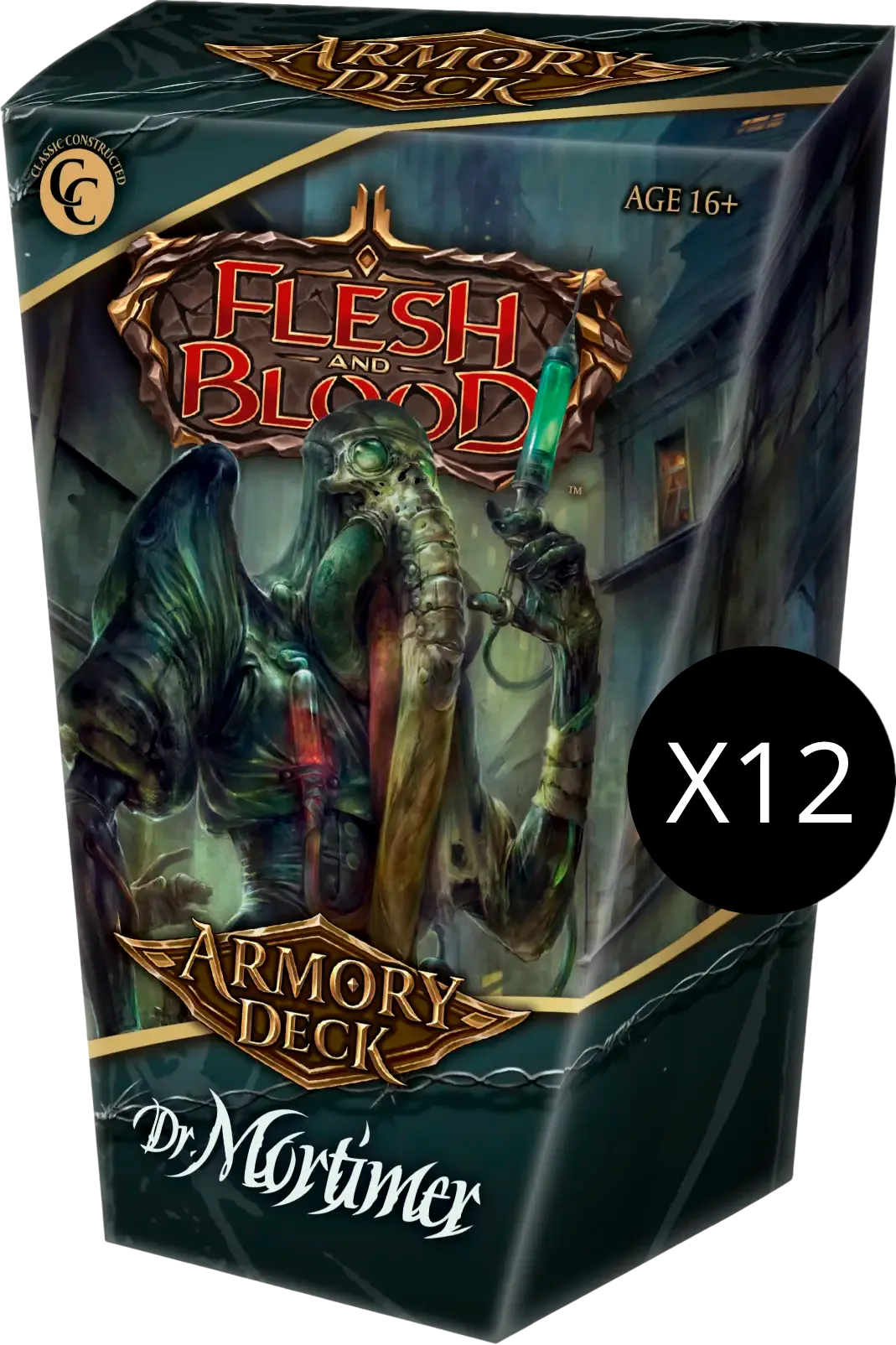 Armory Deck Case - Dr Mortimer, Blight of the Pits — Armory Deck - Dr. Mortimer, Blight of the Pits — Flesh and Blood