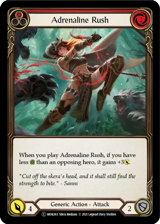 Adrenaline Rush (Red) from Monarch - Unlimited - Flesh and Blood