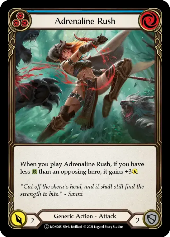 Adrenaline Rush (Blue) from Monarch - Unlimited - Flesh and Blood