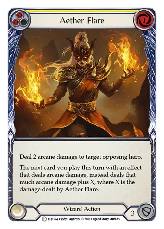 Aether Flare (Yellow) — History Pack 1 — Flesh and Blood