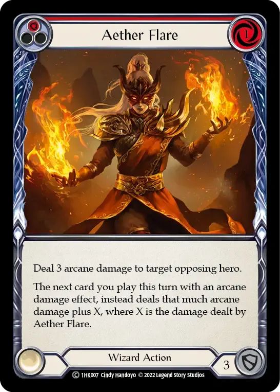 Aether Flare (Red) — Kano - Blitz Deck — Flesh and Blood