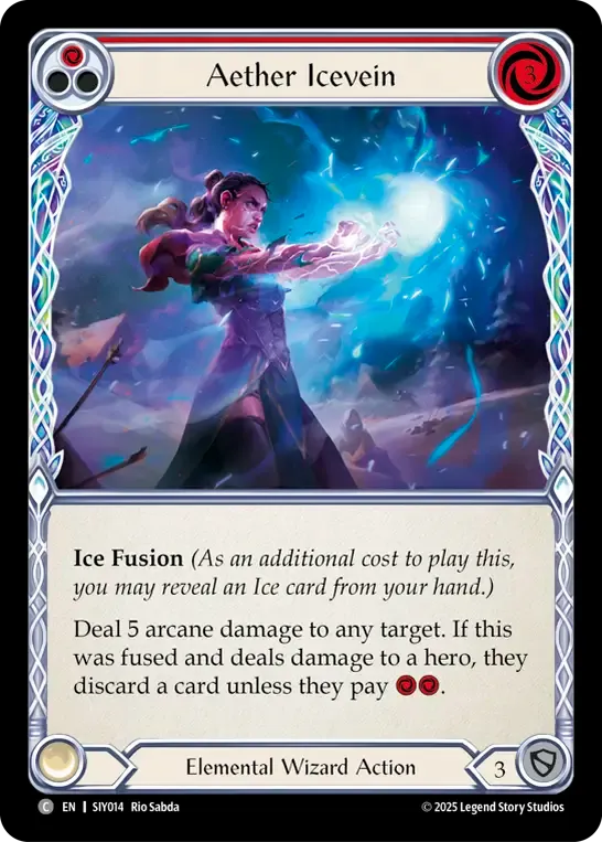 Aether Icevein (Red) from Silver Age Chapter 1 - Iyslander - Flesh and Blood