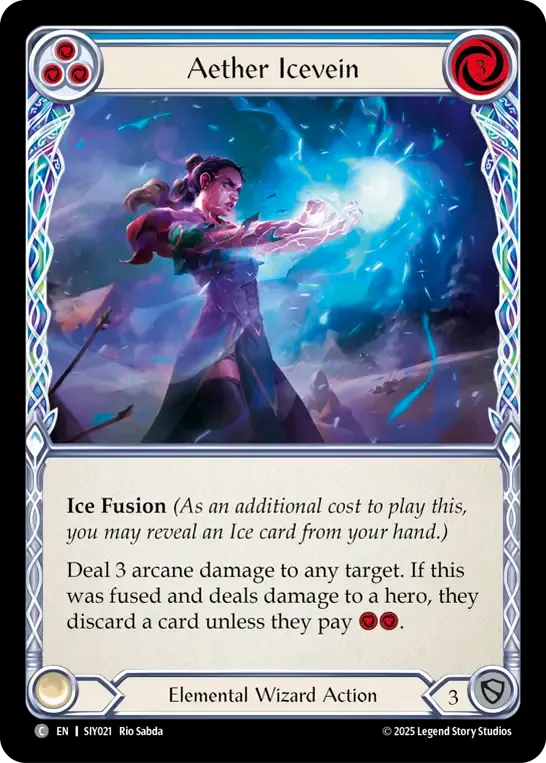 Aether Icevein (Blue) from Silver Age Chapter 1 - Iyslander - Flesh and Blood