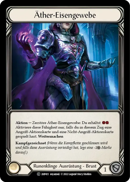Aether Ironweave from History Pack 2 - Black Label - Flesh and Blood