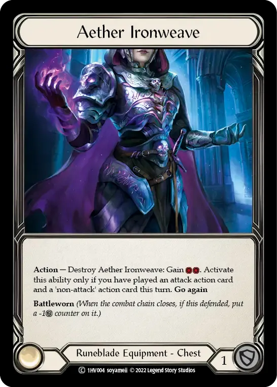 Aether Ironweave — Viserai - Blitz Deck — Flesh and Blood