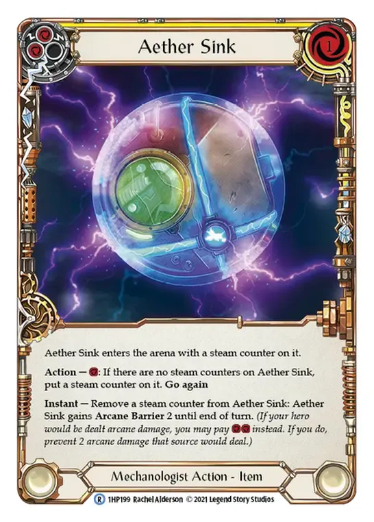 Aether Sink (Yellow) — History Pack 1 — Flesh and Blood