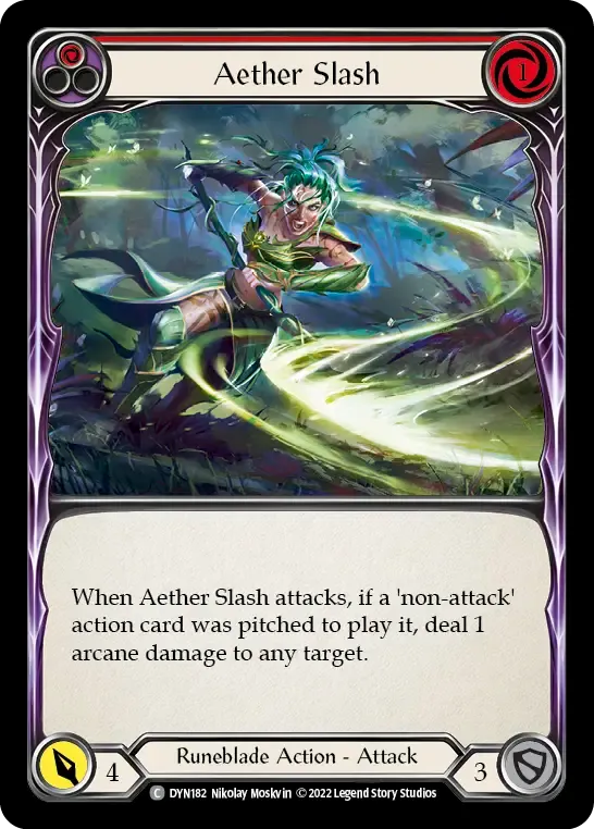 Aether Slash (Red) — Dynasty — Flesh and Blood