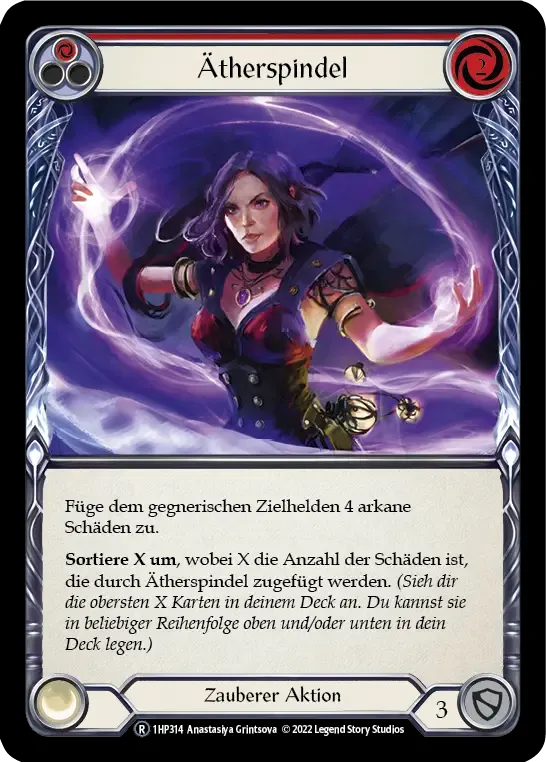 Aether Spindle (Red) — History Pack 1 - Black Label — Flesh and Blood