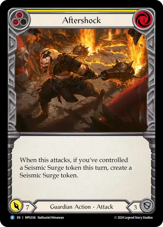 Réplique sismique — Mastery Pack Guardian — Flesh and Blood