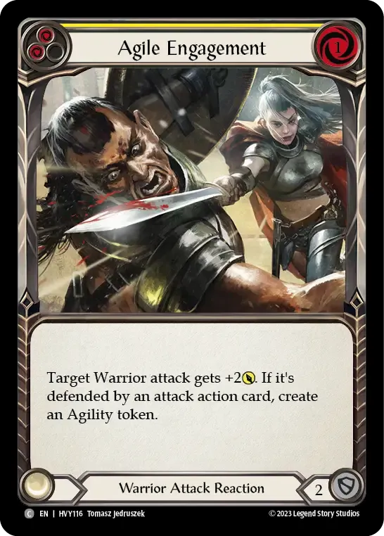 Agile Engagement (Yellow) — Heavy Hitters — Flesh and Blood