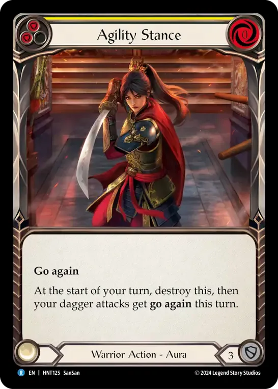 Position d’agilité — The Hunted — Flesh and Blood