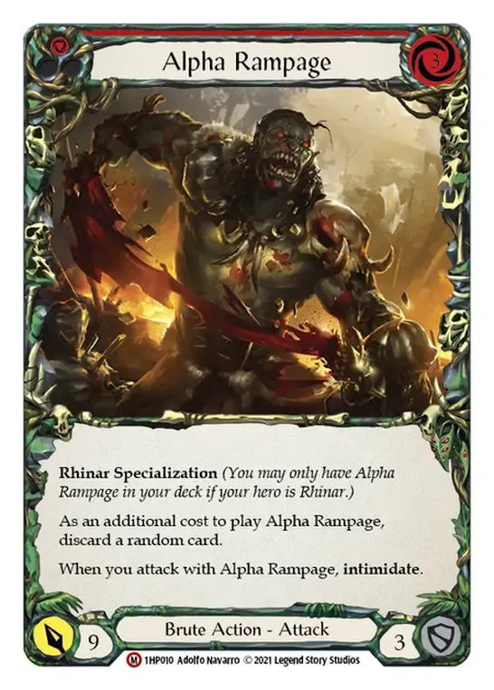 Alpha Rampage from History Pack 1 - Flesh and Blood