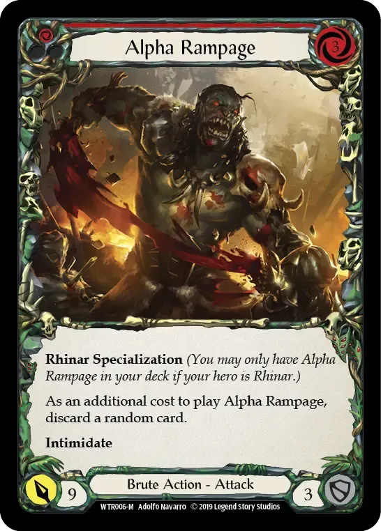 Alpha Rampage — Welcome to Rathe — Flesh and Blood