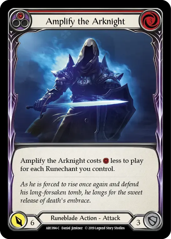 Amplify the Arknight (Red) — Arcane Rising — Flesh and Blood