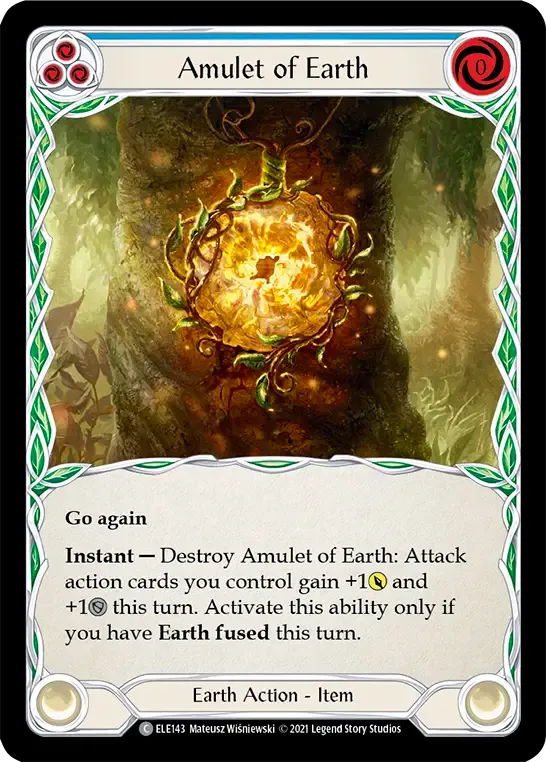 Amulet of Earth (Blue) — Tales of Aria — Flesh and Blood