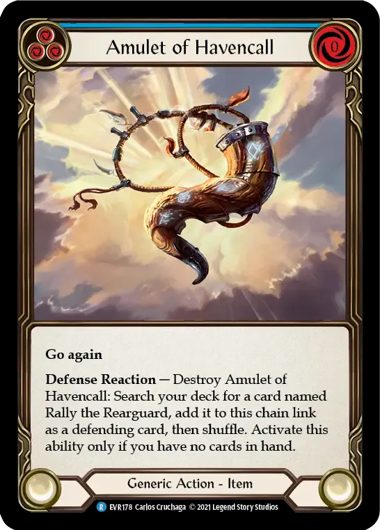 Amulet of Havencall (Blue) — Everfest — Flesh and Blood