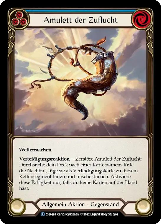 Amulet of Havencall (Blue) — History Pack 2 - Black Label — Flesh and Blood