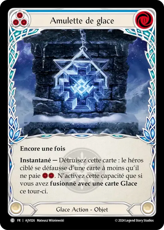 Amulette de glace — Armory Deck Origins - Jarl Vetreiði — Flesh and Blood