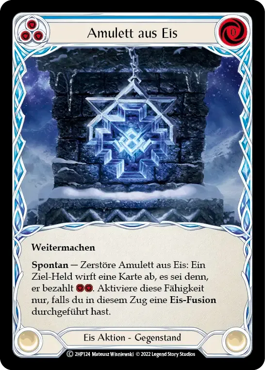 Amulet of Ice (Blue) — History Pack 2 - Black Label — Flesh and Blood