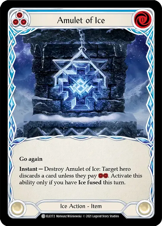 Amulet of Ice (Blue) — Tales of Aria — Flesh and Blood