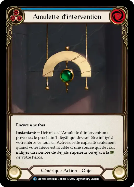 Amulette d’intervention — History Pack 2 - Black Label — Flesh and Blood