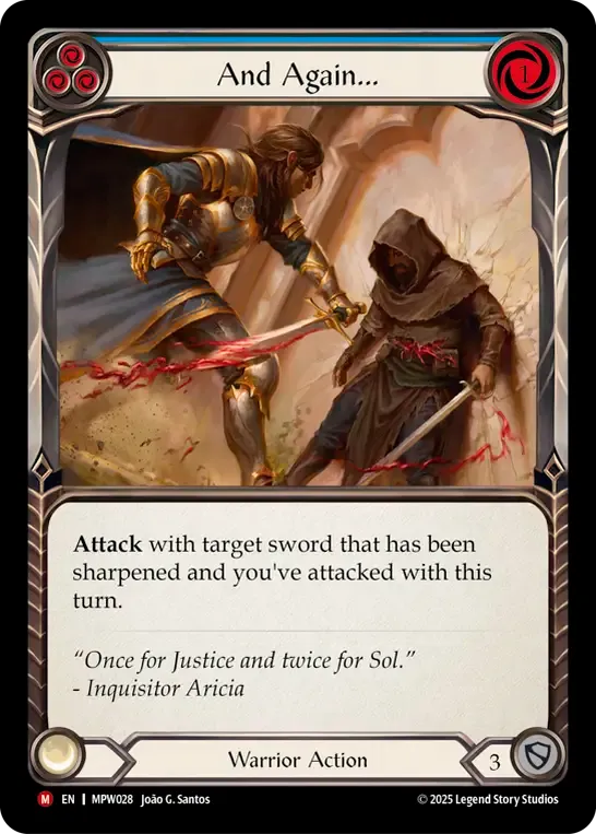 And Again... — Mastery Pack Warrior — Flesh and Blood