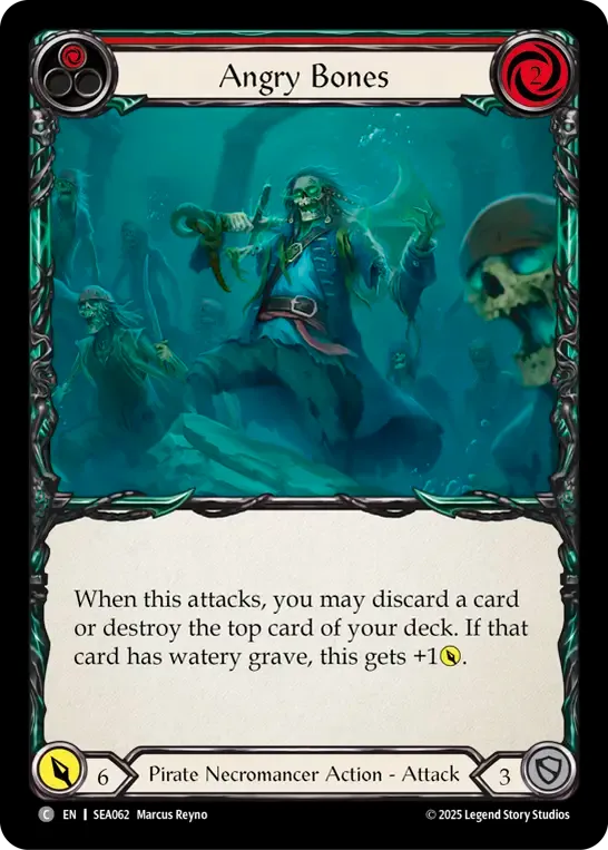 Angry Bones (Red) — High Seas — Flesh and Blood