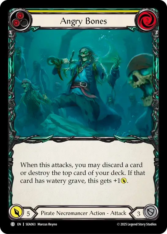 Angry Bones (Yellow) — High Seas — Flesh and Blood