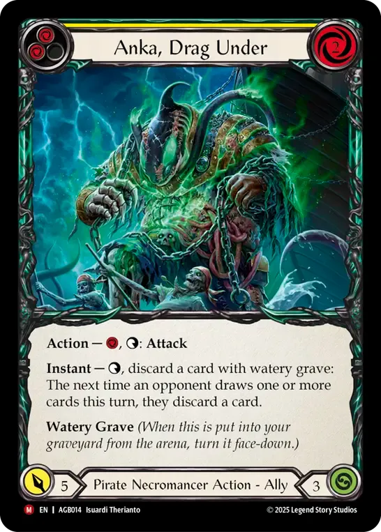 Anka, Drag Under — Armory Deck - Gravy Bones — Flesh and Blood