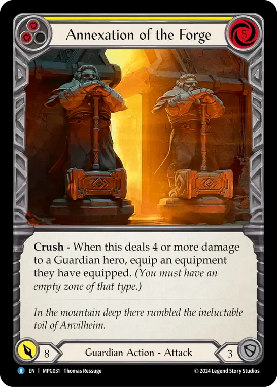 Annexion de la forge — Mastery Pack Guardian — Flesh and Blood