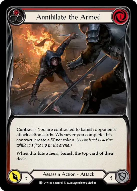 Annihilate the Armed (Red) — Dynasty — Flesh and Blood
