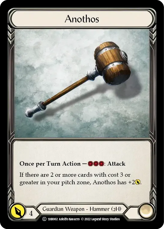 Anothos — Bravo - Blitz Deck — Flesh and Blood