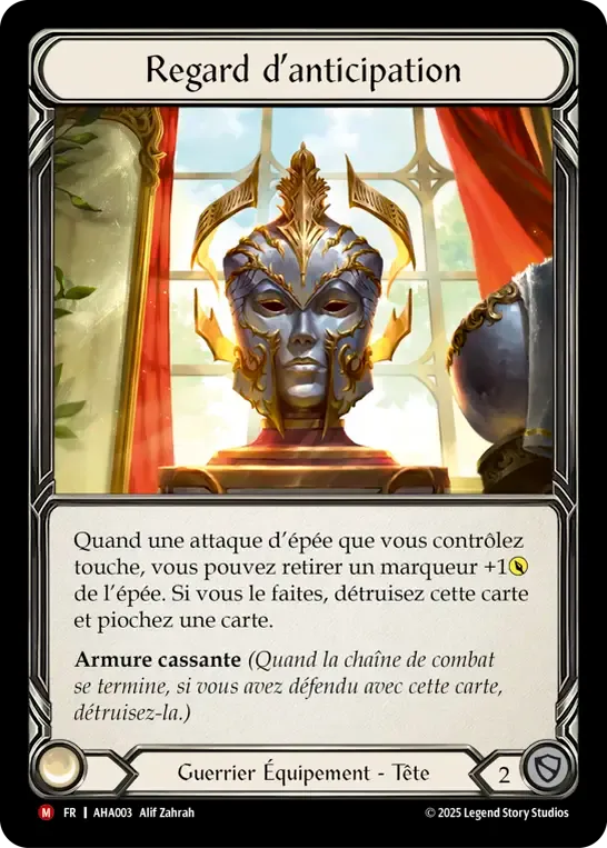 Regard d’anticipation — Armory Deck - Hala, Bladesaint of the Vow — Flesh and Blood