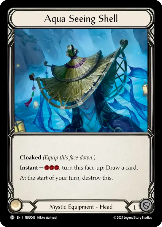Aqua Seeing Shell — Nuu - Blitz Deck — Flesh and Blood