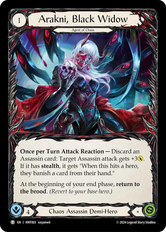 Arakni, Black Widow — The Hunted — Flesh and Blood
